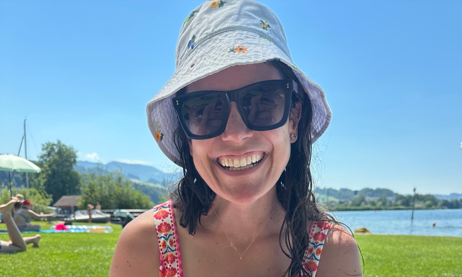 Lakeside on a sunny day